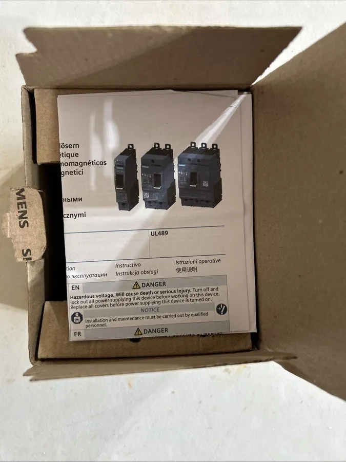 Автоматический выключатель SIEMENS 3VA4180-5ED34-0AA0 ,CIRCUIT BREAKER, 3P/80A / — фото лота 1