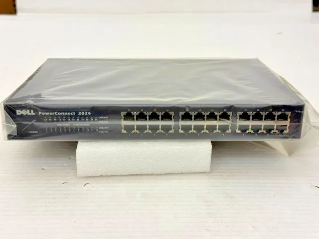 Коммутатор Dell PowerConnect 2024, 24-Port RJ-45, 10/100 Unmanaged Ethernet SWIT