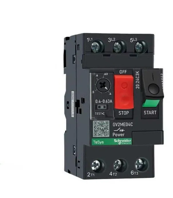 Автоматический выключатель GV2ME04C circuit breaker 0.4-0.63A