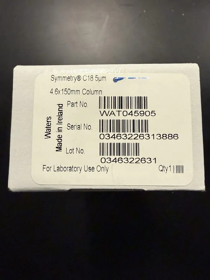Хроматографическая колонка Waters Symmetry C18 HPLC Column WAT045905 — фото лота 1