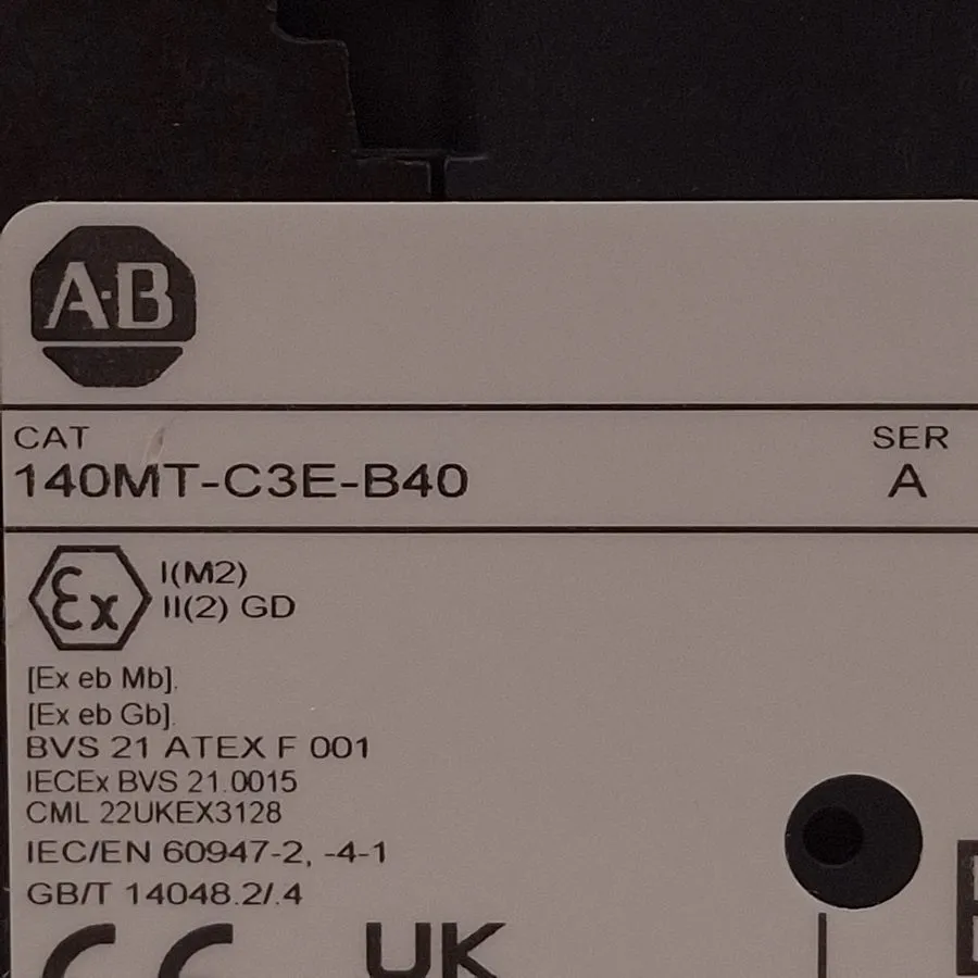 Автоматический выключатель 140MT-C3E-B40 AB MOTOR PROTECTION CIRCUIT BREAKER