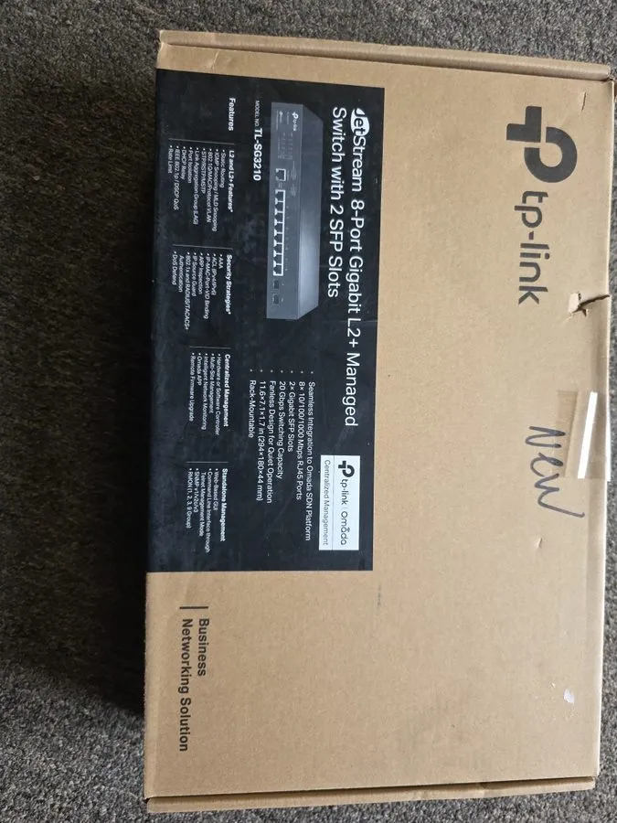 Коммутатор TP-LINK TL-SG3210 Gigabit 8-Port Managed Switch Damage Box