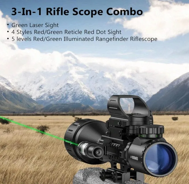 Оптико-электронная система 4-16x50 AO Hunting Rifle Scope Dual Illuminated Range — фото лота 4