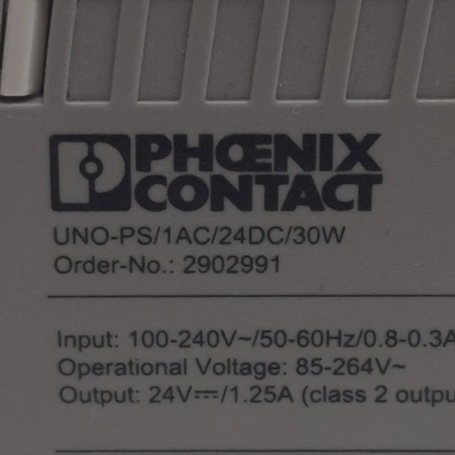 Блок питания Phoenix Contact 2902991 Power Supply, 100-240VAC In, 1.25A 24VDC Ou