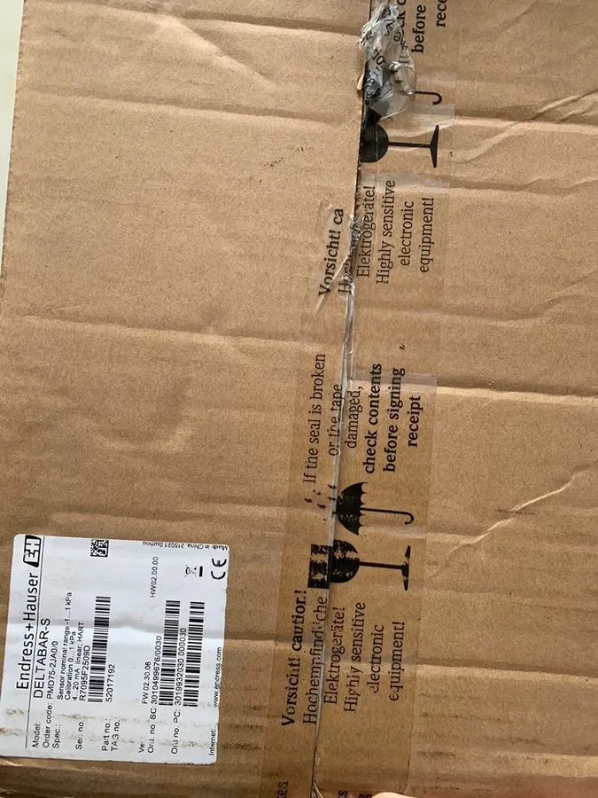 Датчик давления PMD75-ABA7B21DAAA E+H differential pressure transmitter