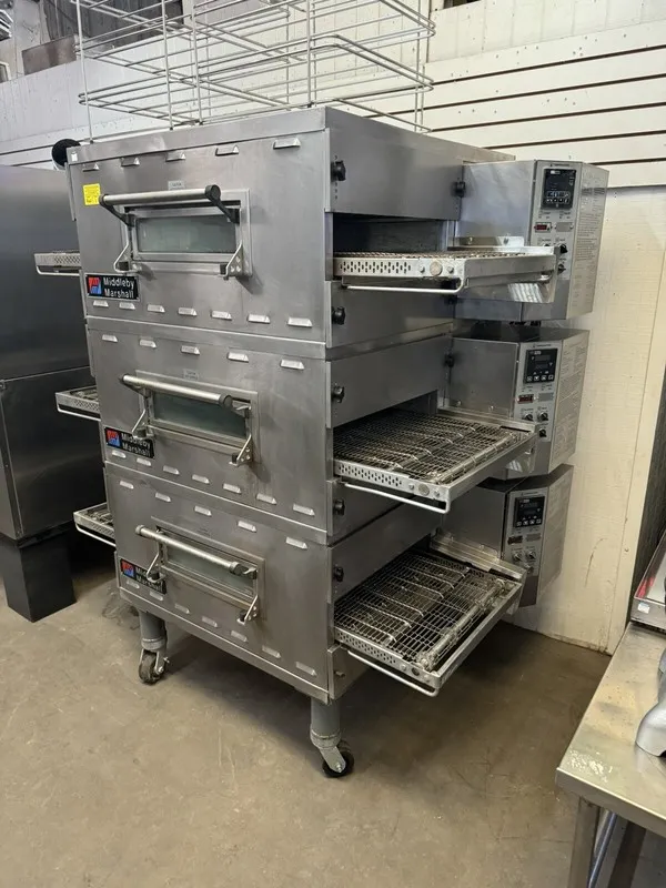 Конвейер 2017 Middleby Marshall PS536GS Triple Deck Conveyor Pizza Oven- 20" Bel — фото лота 1