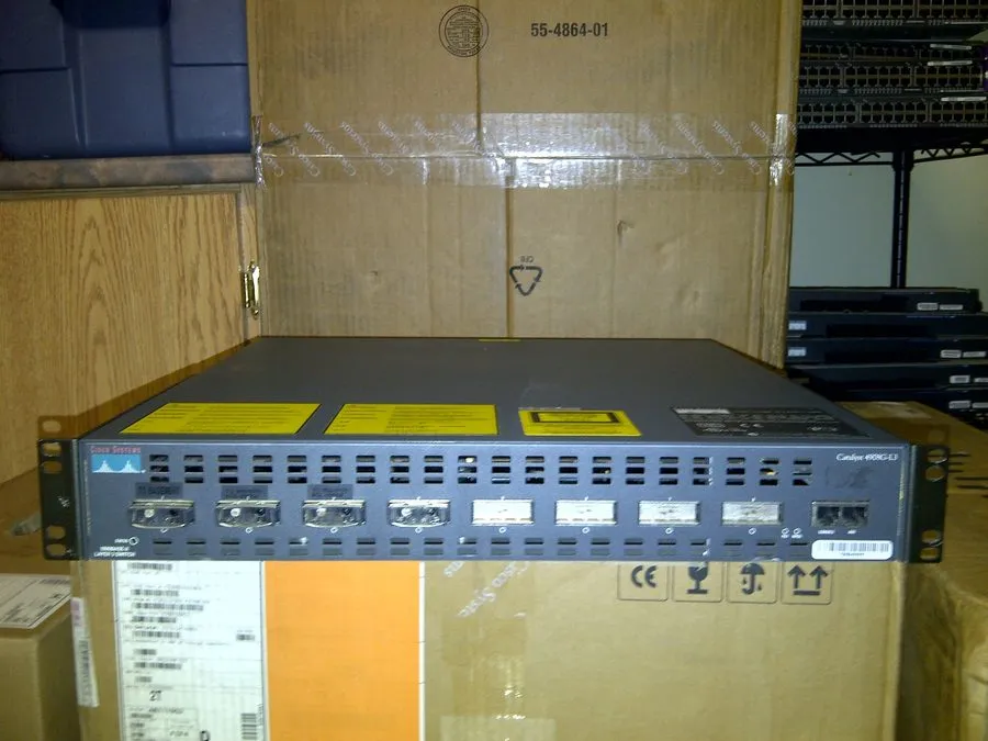 Коммутатор Cisco Catalyst WS-C4908G-L3 8-Port Gigabit Layer 3 Managed Ethernet S