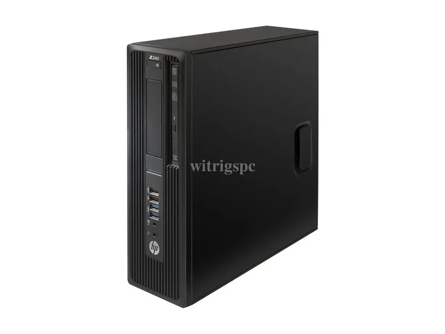 SSD-накопитель HP Z240 SFF Workstation i7-6th 32GB RAM 1TB SSD 23" Monitor Win11