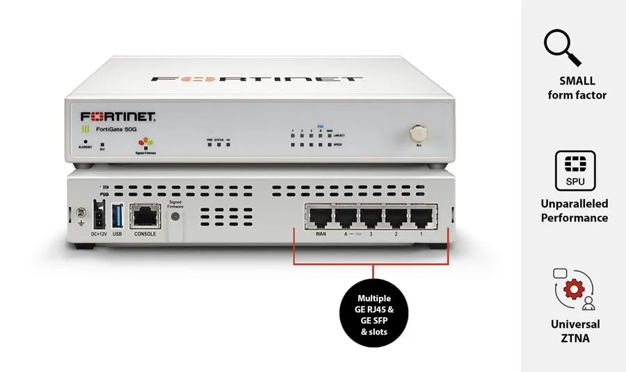 Межсетевой экран Fortinet FortiGate FG-50G Network Security/Firewall Appliance F