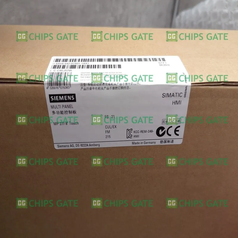 Панель оператора Siemens MP277 Touch Panel 6AV6643-0CB01-1AX1 HMI