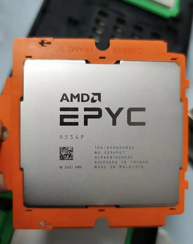 Процессор AMD Genoa EPYC 9554P 3.1- 3.75 GHz 64cores 128thr 360W CPU processor
