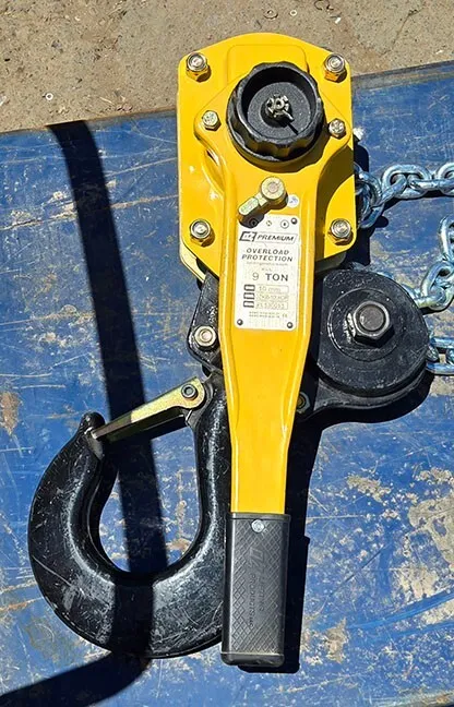 Таль OZ Lifting Products OZ900-5LHOP Manual Lever Hook Chain Hoist