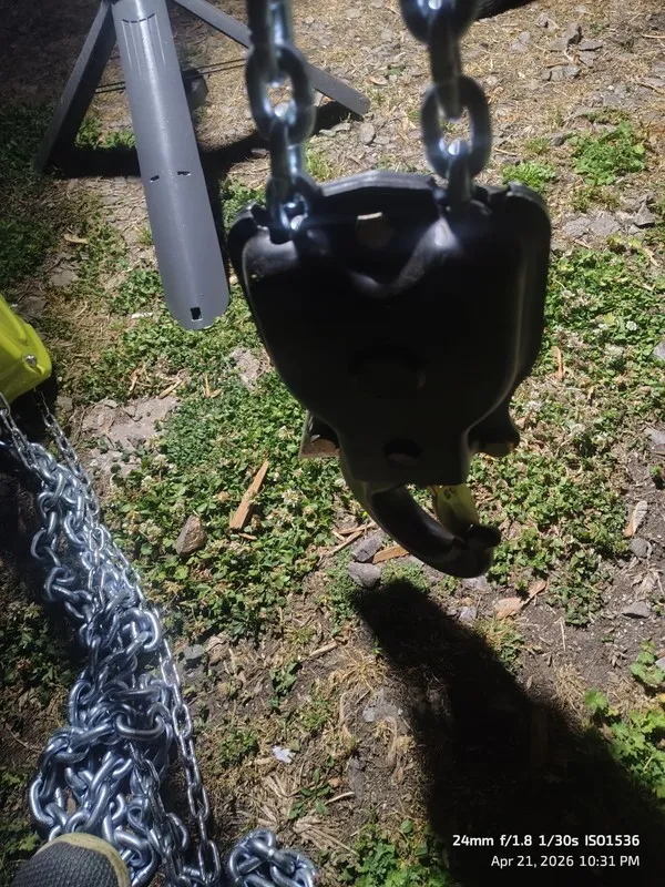 Таль 5t MA050Hand Chain Hoist w/ 10 ft Chain and Hook — фото лота 1