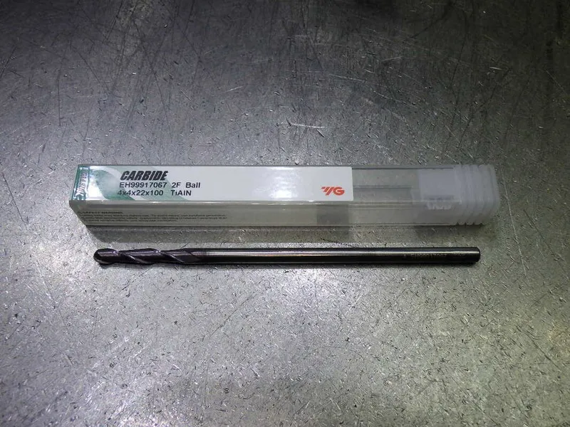 Режущий инструмент YG-1 1/2" 5 Flute Carbide CR Endmill 1/2" Shank .060" R EH999