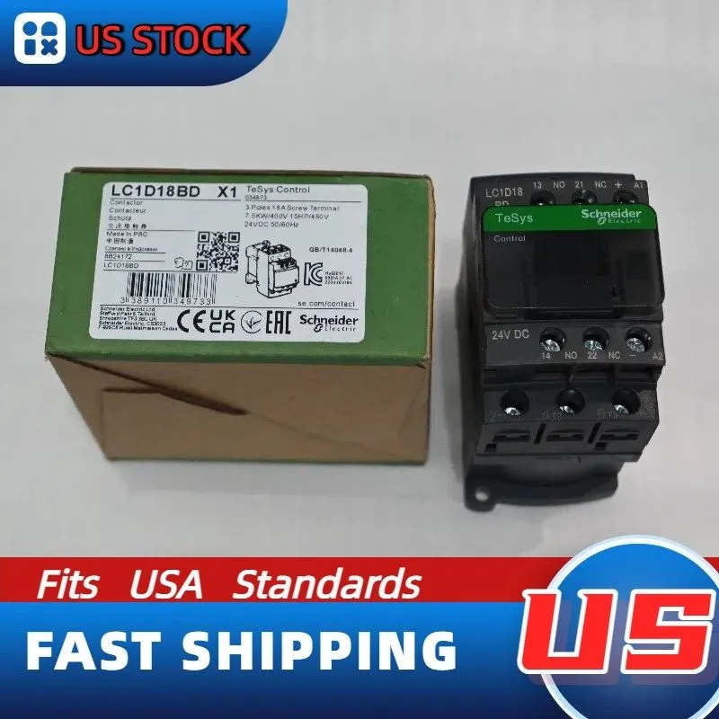 Контактор 1X LC1D18G7 LC1D18BD LC1D18M7 LC1D18B7 Schneider Contactor In Texas