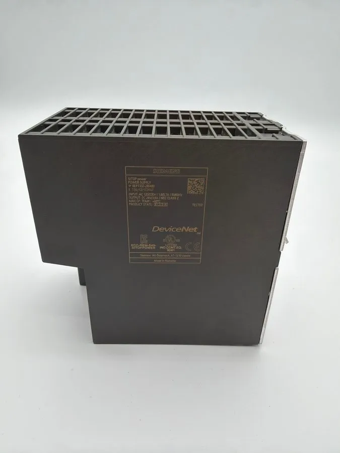 Блок питания Siemens 6EP1332-2BA00 SITOP Power 4 24VDC 3.8A DIN Rail Power Suppl