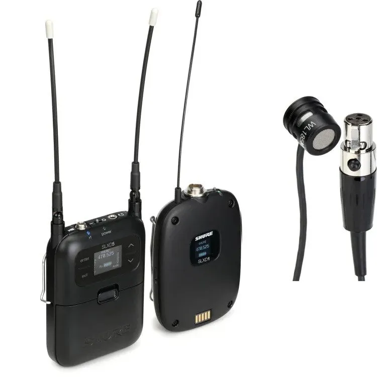 Радиосистема Shure SLXD15/85 Wireless Bodypack System with WL 185 Lavalier Micro
