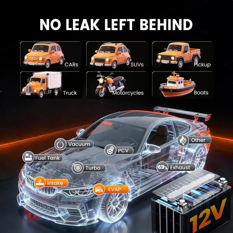 Автосервисное оборудование ANCEL L300 Automotive Smoke Machine Vacuum Leak Detec — фото лота 1