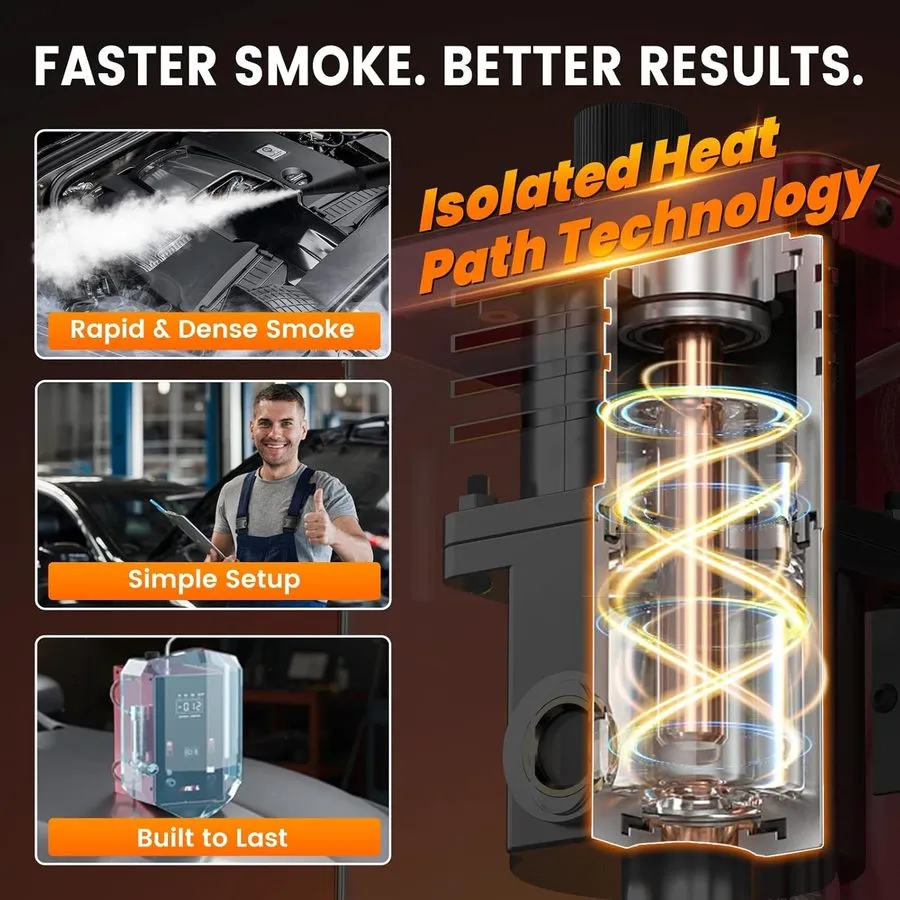 Автосервисное оборудование ANCEL L300 Automotive Smoke Machine Vacuum Leak Detec — фото лота 4