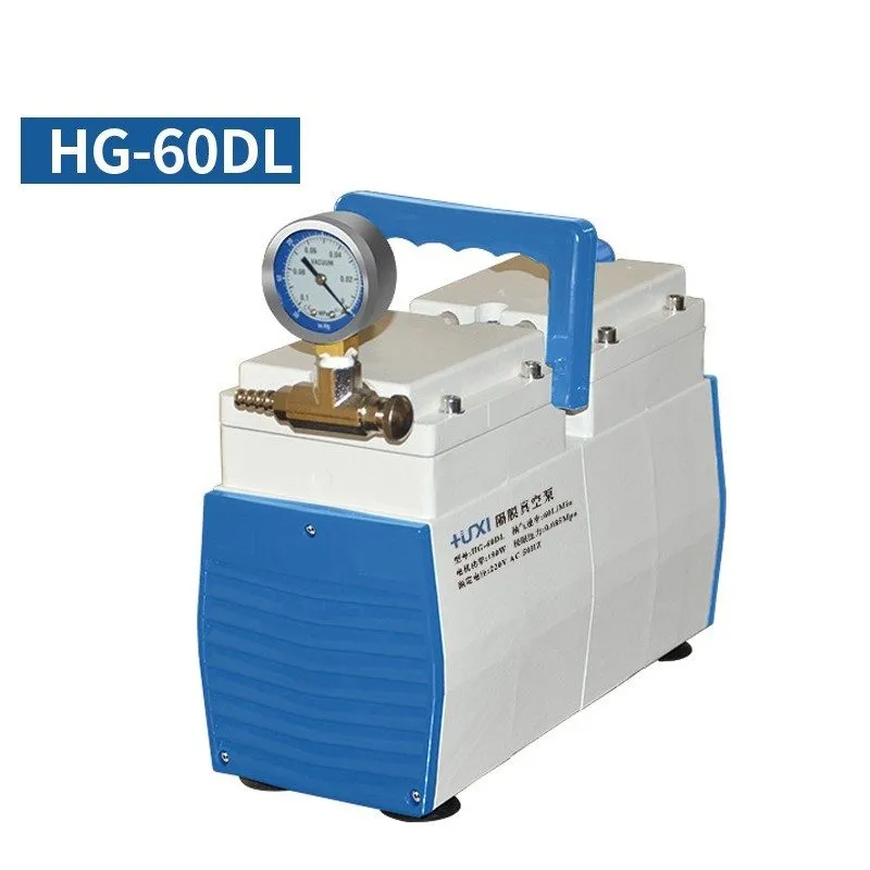 Насос Oil-Free Lab Diaphragm Vacuum Pump HG-60DL 60L/min 150mbar Normal Type — фото лота 1