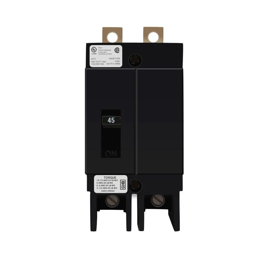 Автоматический выключатель GHB2045 Cutler Hammer Bolt-On 480V 45A 2 pole circuit