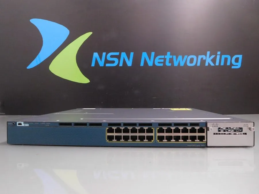 Коммутатор Cisco WS-C3560X-24P-L 24-Port Gigabit PoE Switch 2x C3KX-PWR-715WAC