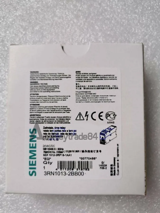 Реле защиты Siemens 3RN1013-2BB00 24 AC/DC Motor protection Relay