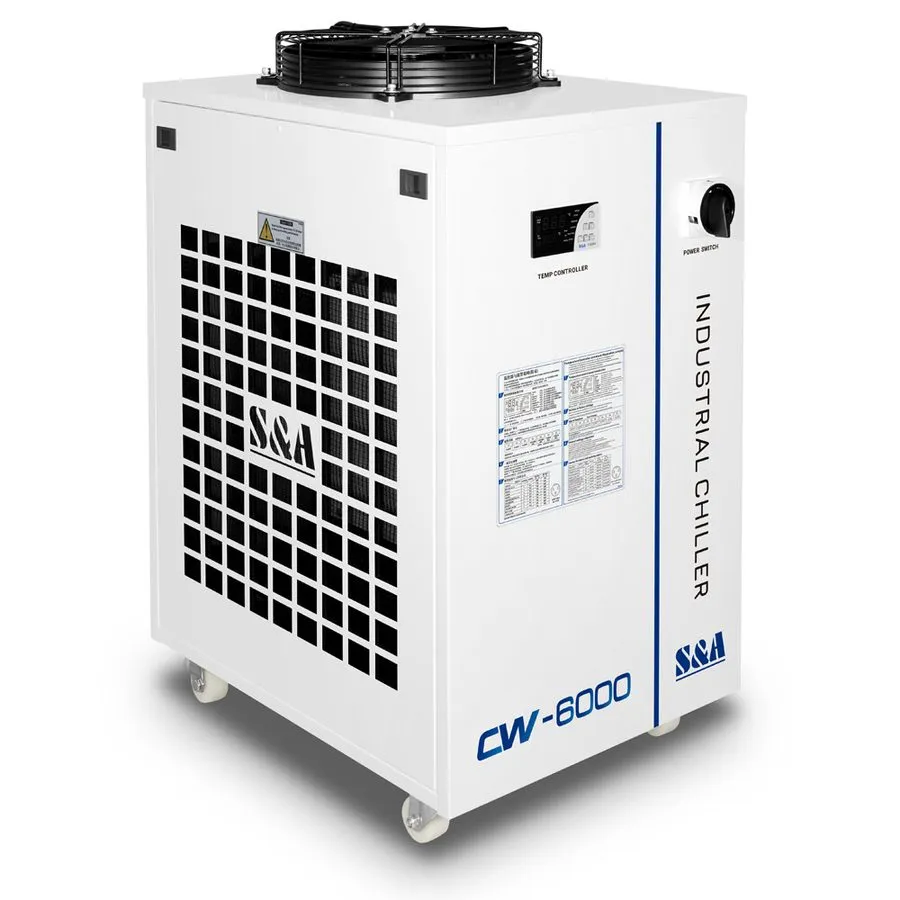 Чиллер CW-6000AI Industrial Water Chiller Cool 100W RF Laser 300W CO2 Laser 220V — фото лота 1