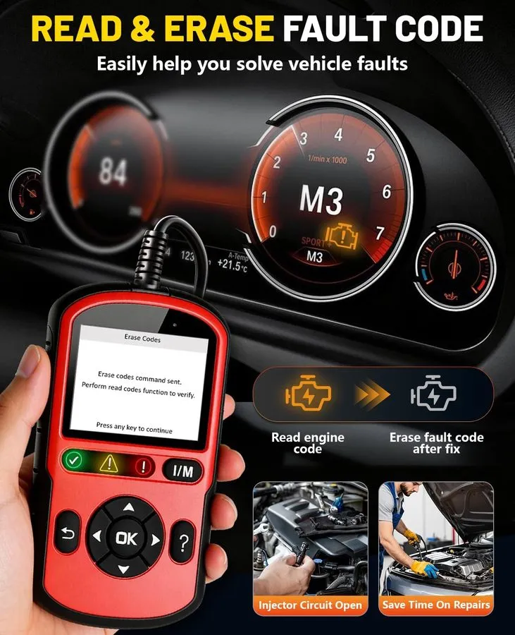 Диагностический сканер Autel OBD2 Scanner AutoLink AL549 Car Check Engine Code e