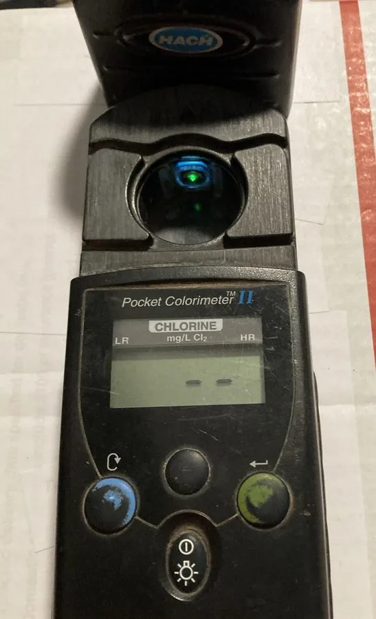 Лабораторный прибор Hach Pocket Colorimeter II Chlorine Meter 5953000 Free/Total — фото лота 2