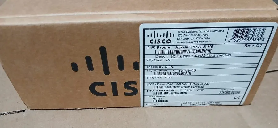 Точка доступа Cisco AIR-AP1852I-B-K9 802.11ac 74-13149-05 original sealed!!