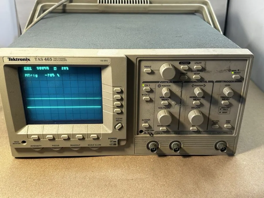 Осциллограф Tektronix Tek 465 Oscilloscope 2 Ch 100 MHz — фото лота 1