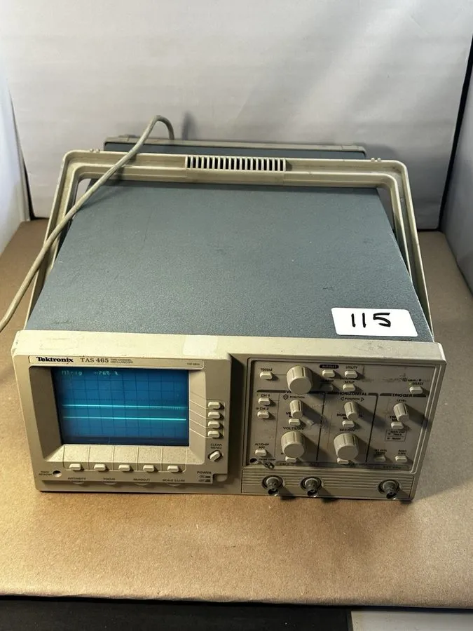 Осциллограф Tektronix Tek 465 Oscilloscope 2 Ch 100 MHz — фото лота 2
