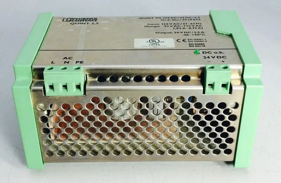 Блок питания Phoenix Contact PS-120 AC/24DC/5 2939069 DIN Rail Power Supply 24VD