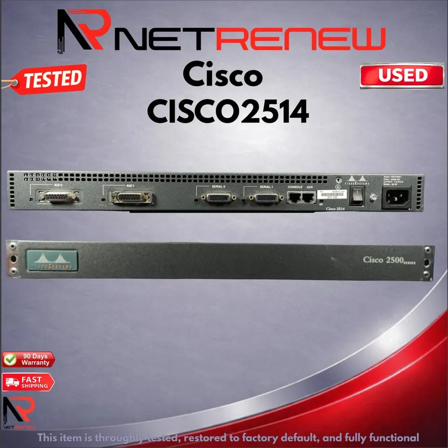 Маршрутизатор Cisco 2500 Series 2514 Enterprise Router Dual Serial