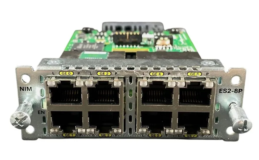 Коммутатор Cisco NIM-ES2-8-P 8-port PoE/PoE+ Layer 2 Gigabit Ethernet LAN Switch
