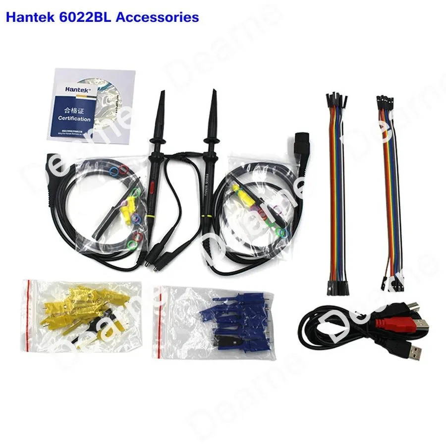 Осциллограф Hantek 6022BE 2CH FFT 20Mhz 48MSa/s PC Based USB Digital Storage Osc