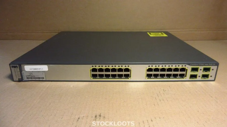 Коммутатор Cisco Catalyst 3750G PoE-24 WS-C3750G-24PS-E 24-port + 4 SFP
