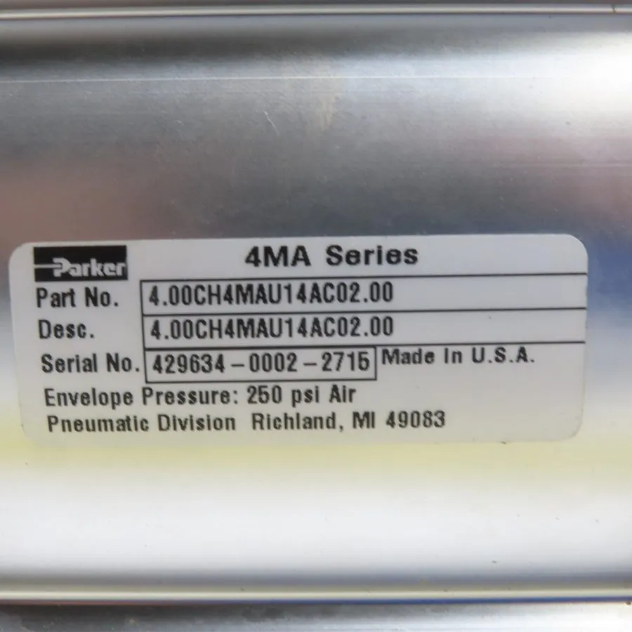 Пневмоцилиндр Parker 4.00CH4MAU14AC02.00 Pneumatic Air Cylinder 4" Bore 2" Strok