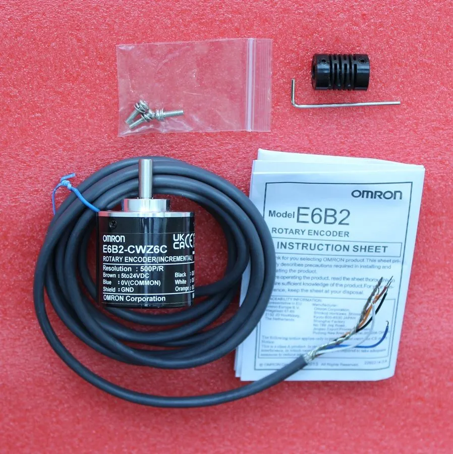 Энкодер 1x OMRON 360P Incremental Rotary Encoder 360p/r 5-24v DC E6B2-CWZ6C NPN
