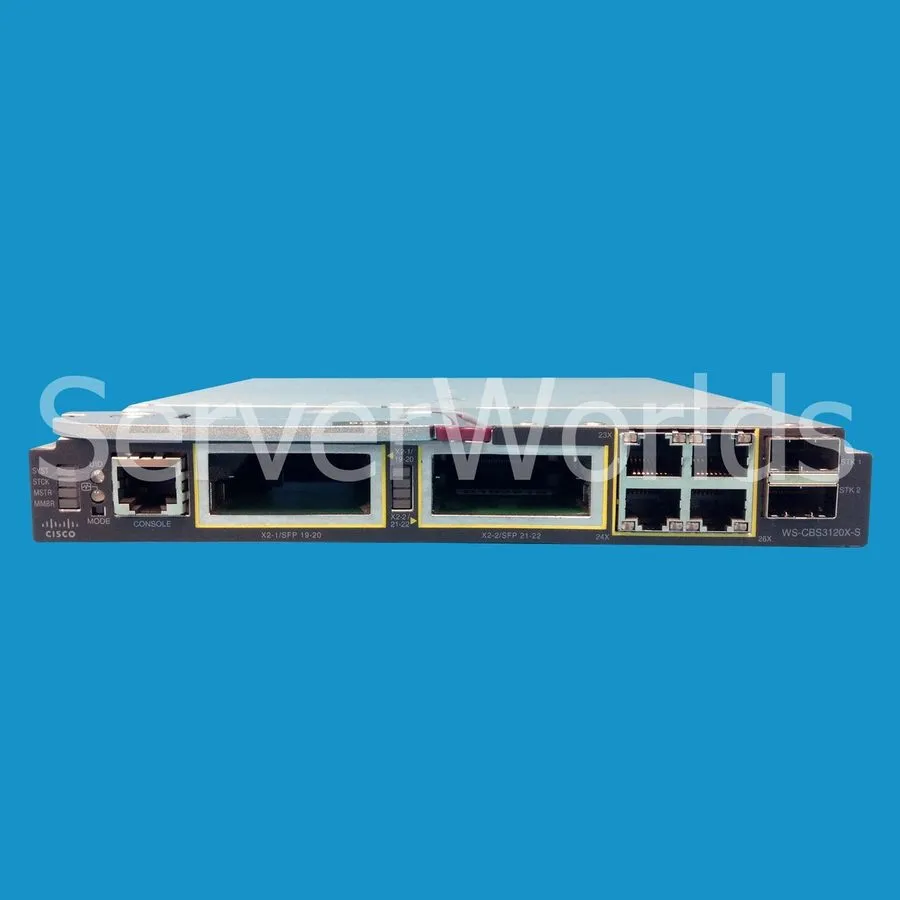 Коммутатор Cisco Ws-Cbs3120X-S Blade Switch + 2 Cvr-X2-Sfp10G Modules V02