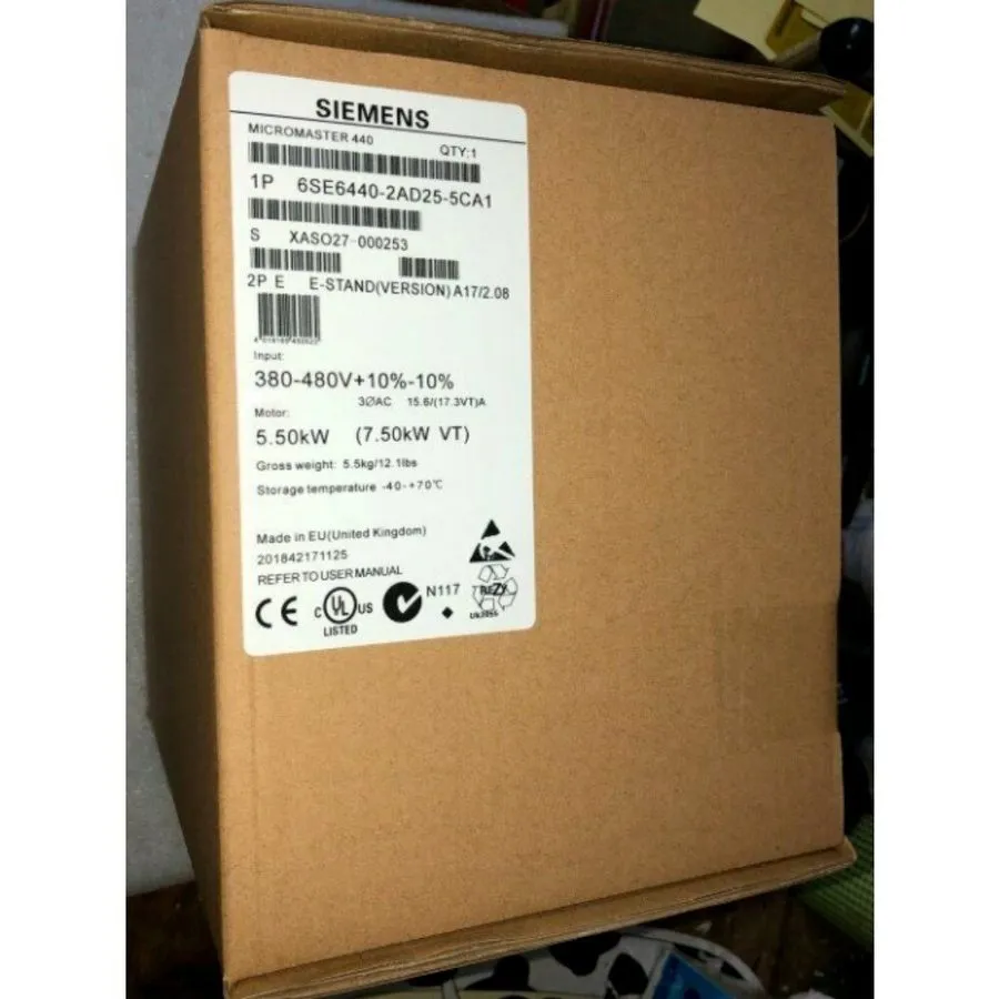 Частотный преобразователь Siemens 6SE6440-2AD25-5CA1 MICROMASTER440 without filt