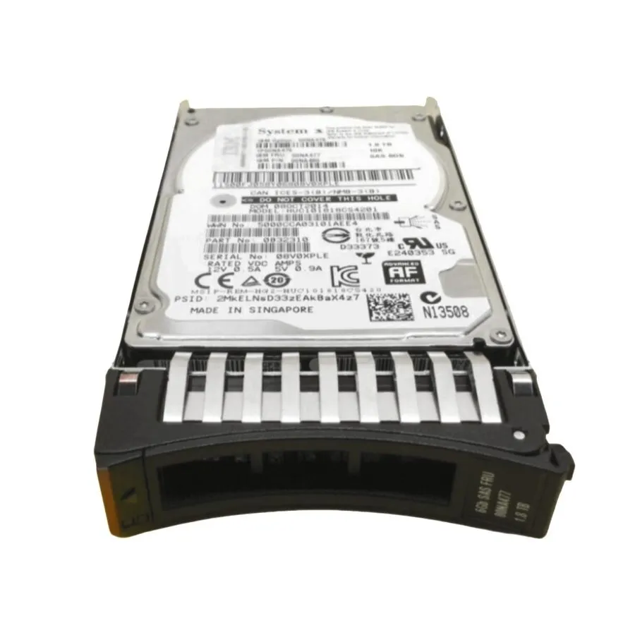 Жёсткий диск IBM 1.8TB 00NA476 00NA480 10K 00NA477 SAS 6Gbps 2.5'' G2HS 512E Har