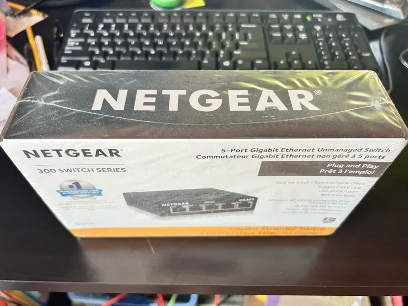 Коммутатор NETGEAR GS305300PAS 5 Port Gigabit Ethernet Unmanaged Switch