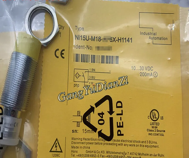 Датчик приближения Ni15U-M18-AN6X-H1141 Turck Proximity Sensor 200mA 0-30VDC 15m