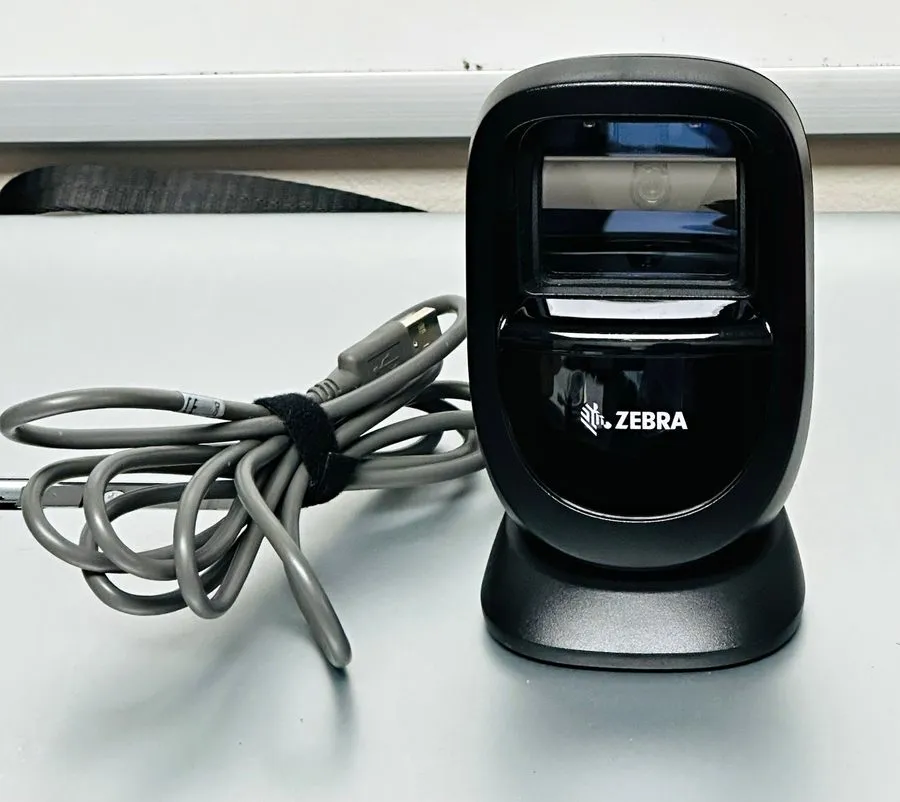 Сканер штрих-кода Zebra DS9308 Hands-Free Barcode Scanner & Working