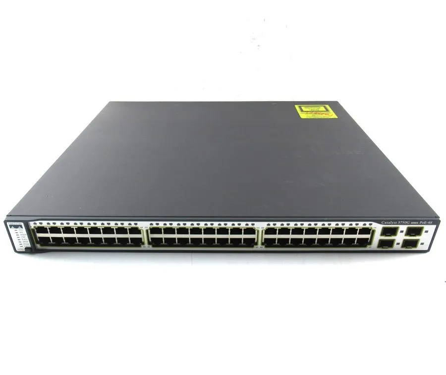 Коммутатор Cisco Catalyst (WS-C3750G-48PS-S) 48 Ports PoE Gigabit Ethernet Switc