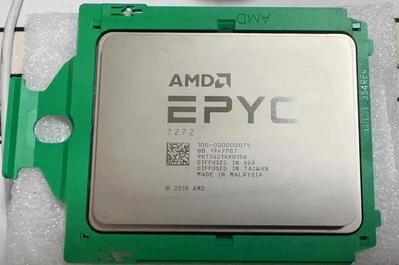 Процессор AMD EPYC 7272 cpu processor 12 core 24 threads 2.9GHZ up to 3.2GHZ 120