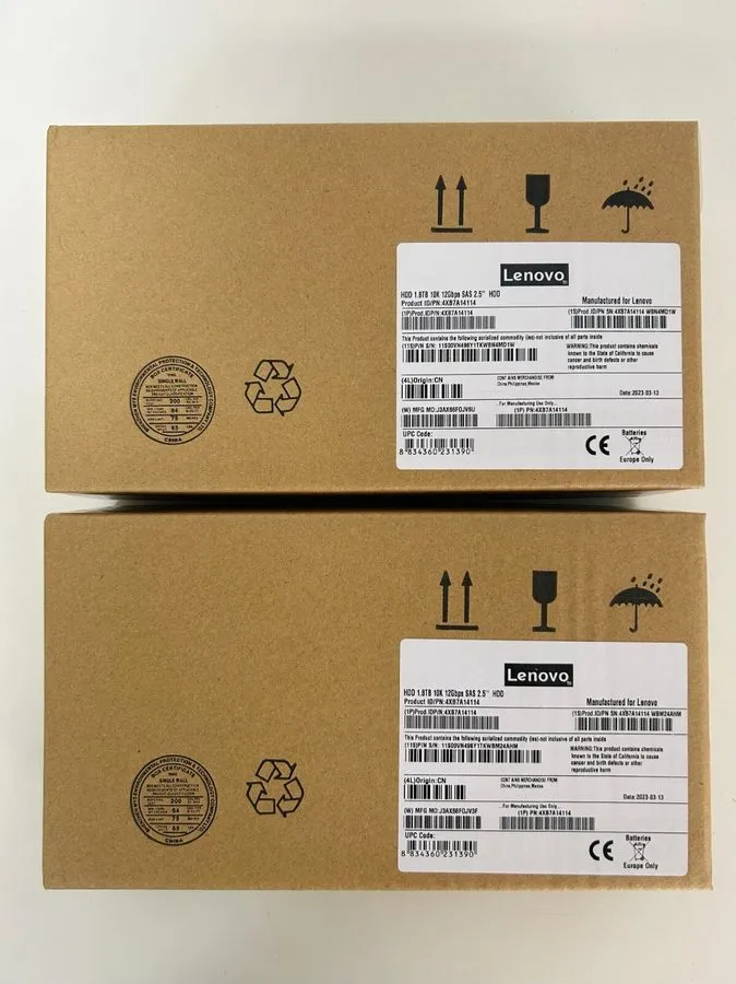 Жёсткий диск Lenovo 1.8TB 4XB7A14114 01PG637 SAS 10K 12Gb SAS 2.5" SFF Hard Driv