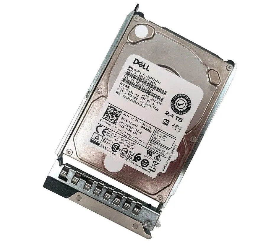 Сервер Dell 0F9NWJ 2.4TB 10K SAS 12G AL15SEB24EQY PowerEdge R640 R740 Server HDD